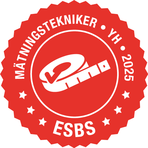 Sigill för YH utbildning till mätningstekniker hos ESBS.